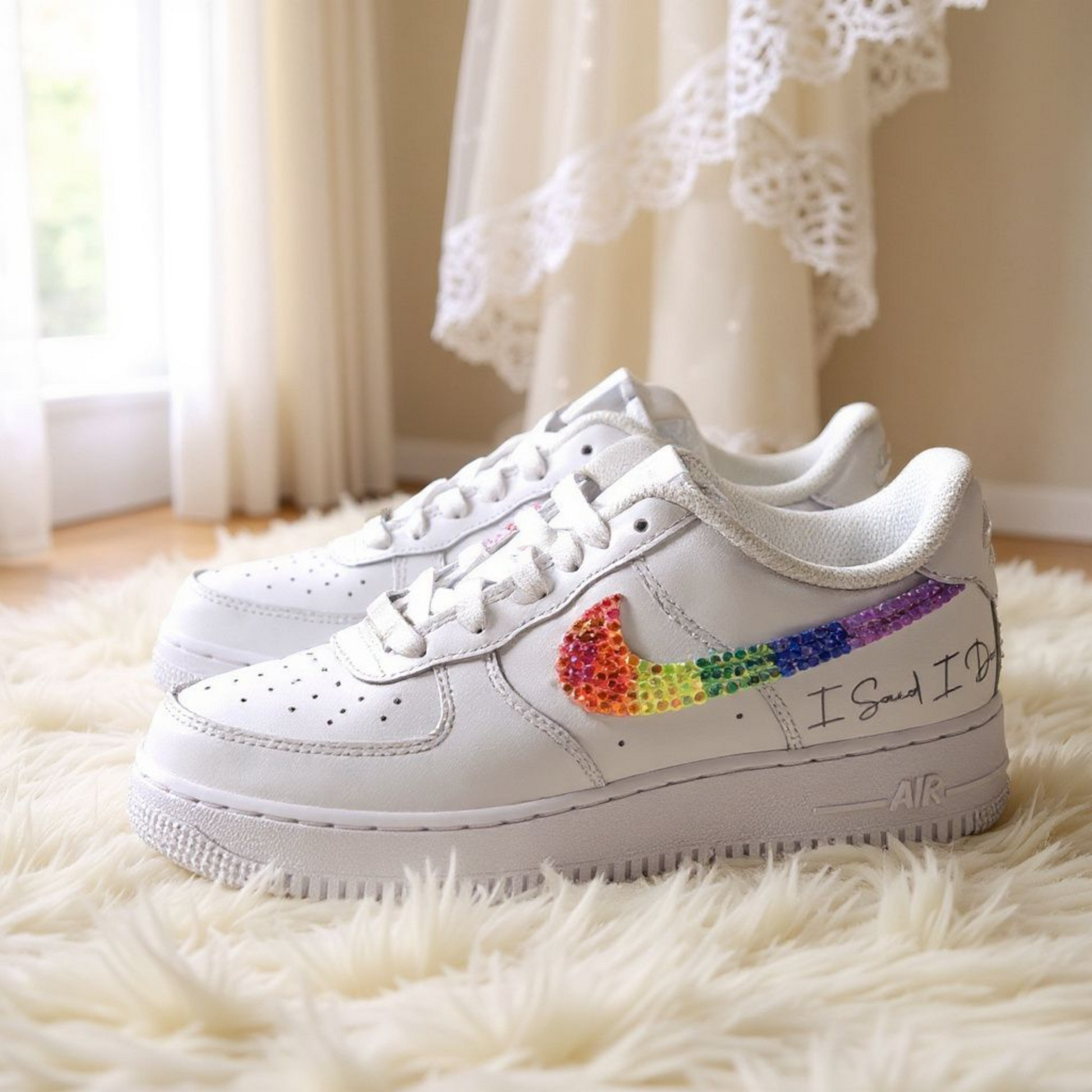 Pride custom Nike Air Force 1's