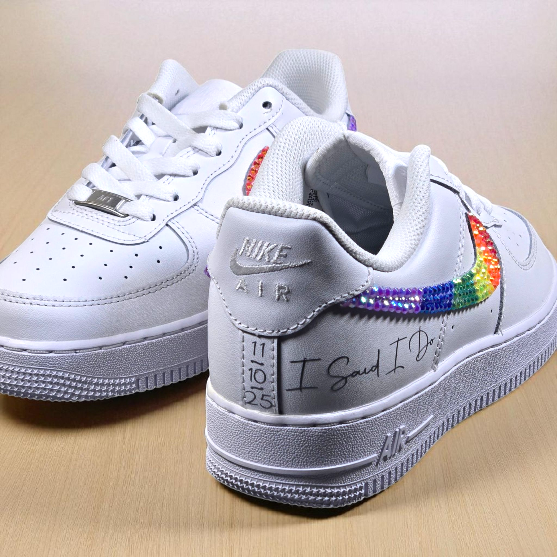 Pride custom Nike Air Force 1's
