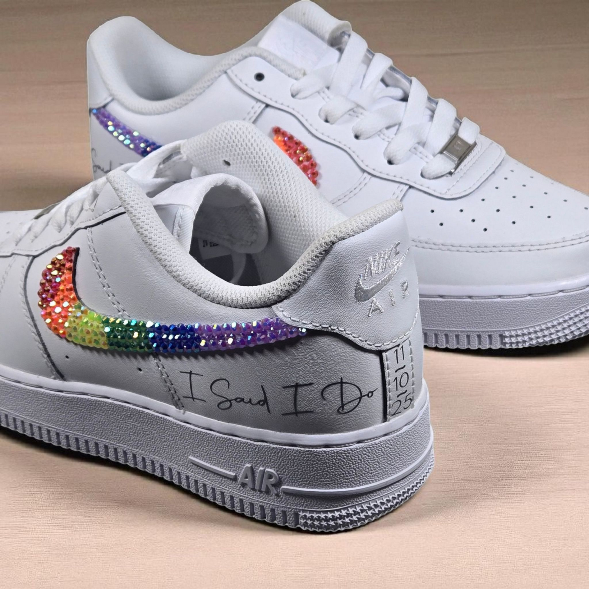 Pride custom Nike Air Force 1's
