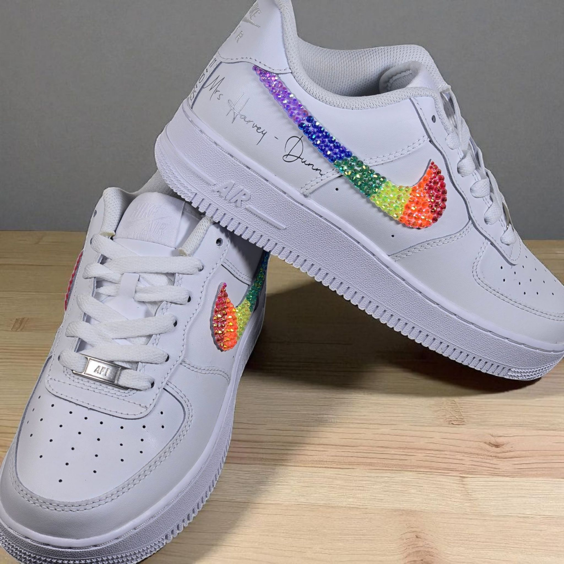 Pride custom Nike Air Force 1's