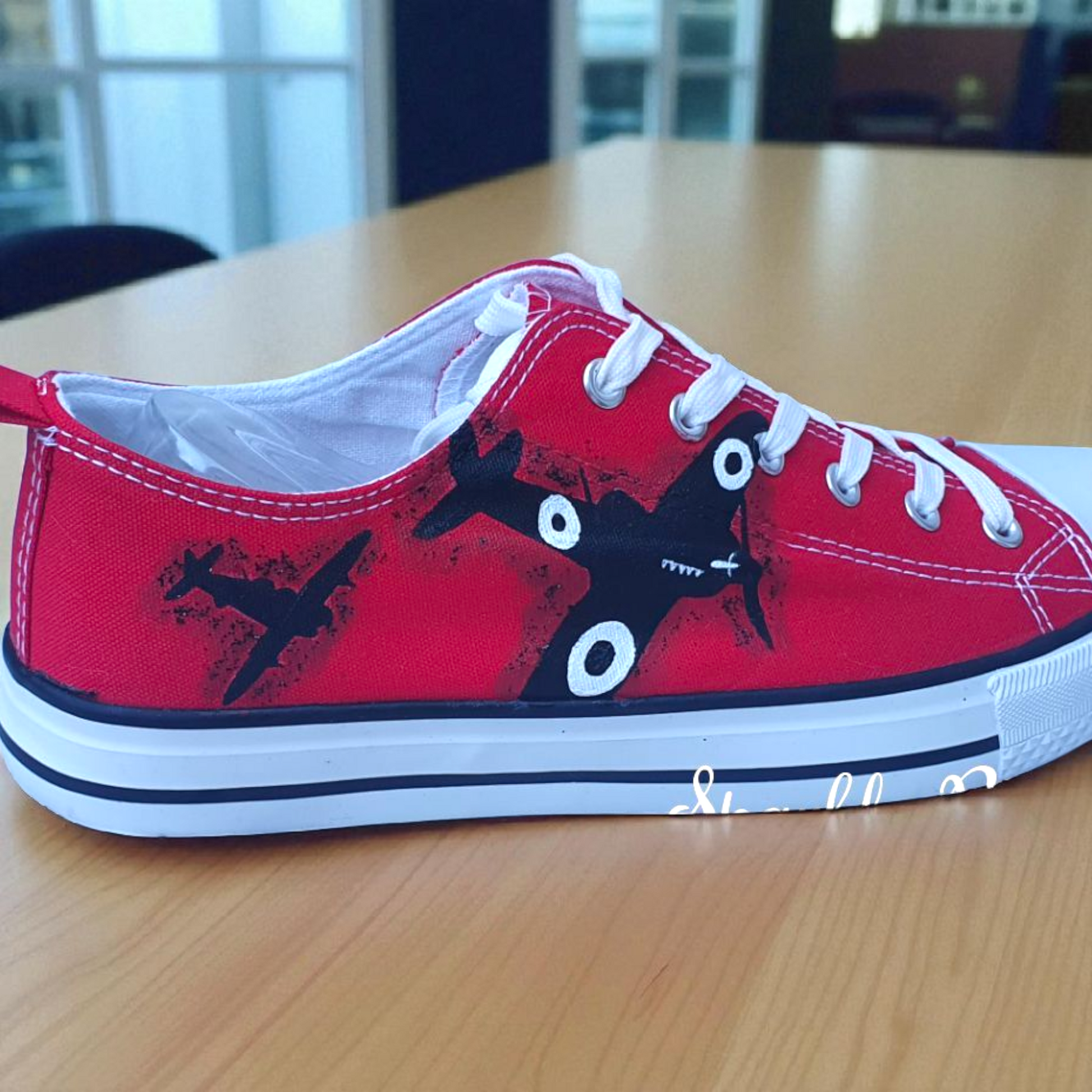 Custom Canvas Sneakers – Lest We Forget Tribute