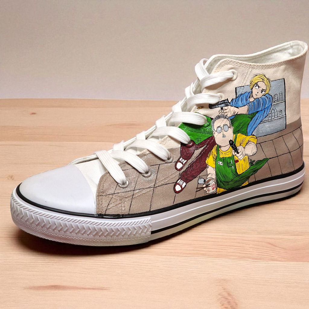 Custom Hand-Painted Anime Canvas Shoes | Unique Anime Sneakers for Fans & Cosplay
