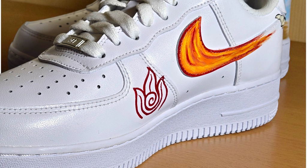 Custom Hand-Painted Nike Air Force 1 – Avatar Inspired Trainers