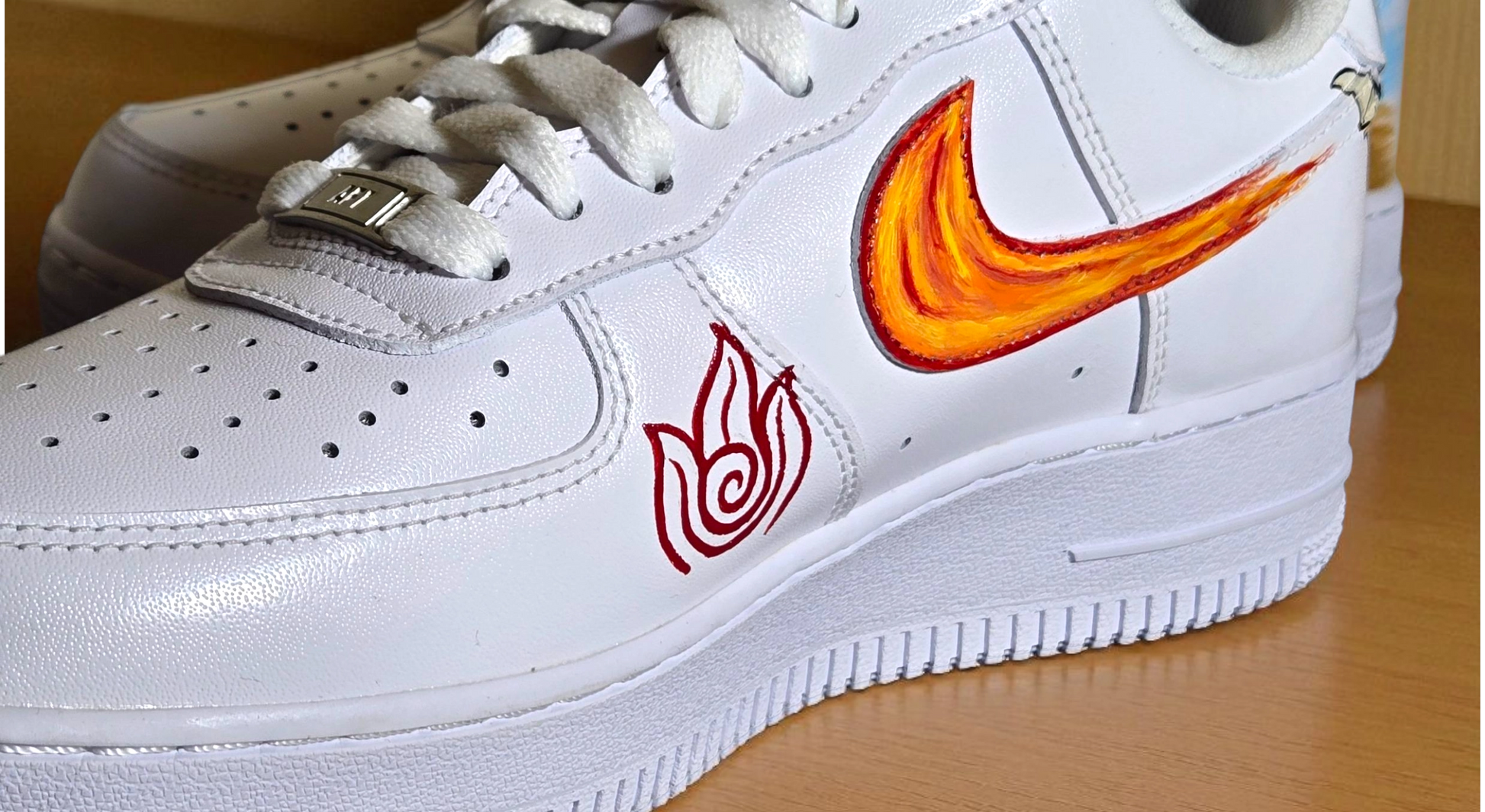 Custom Hand-Painted Nike Air Force 1 – Avatar Inspired Trainers