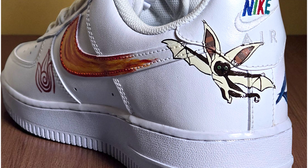 Custom Hand-Painted Nike Air Force 1 – Avatar Inspired Trainers