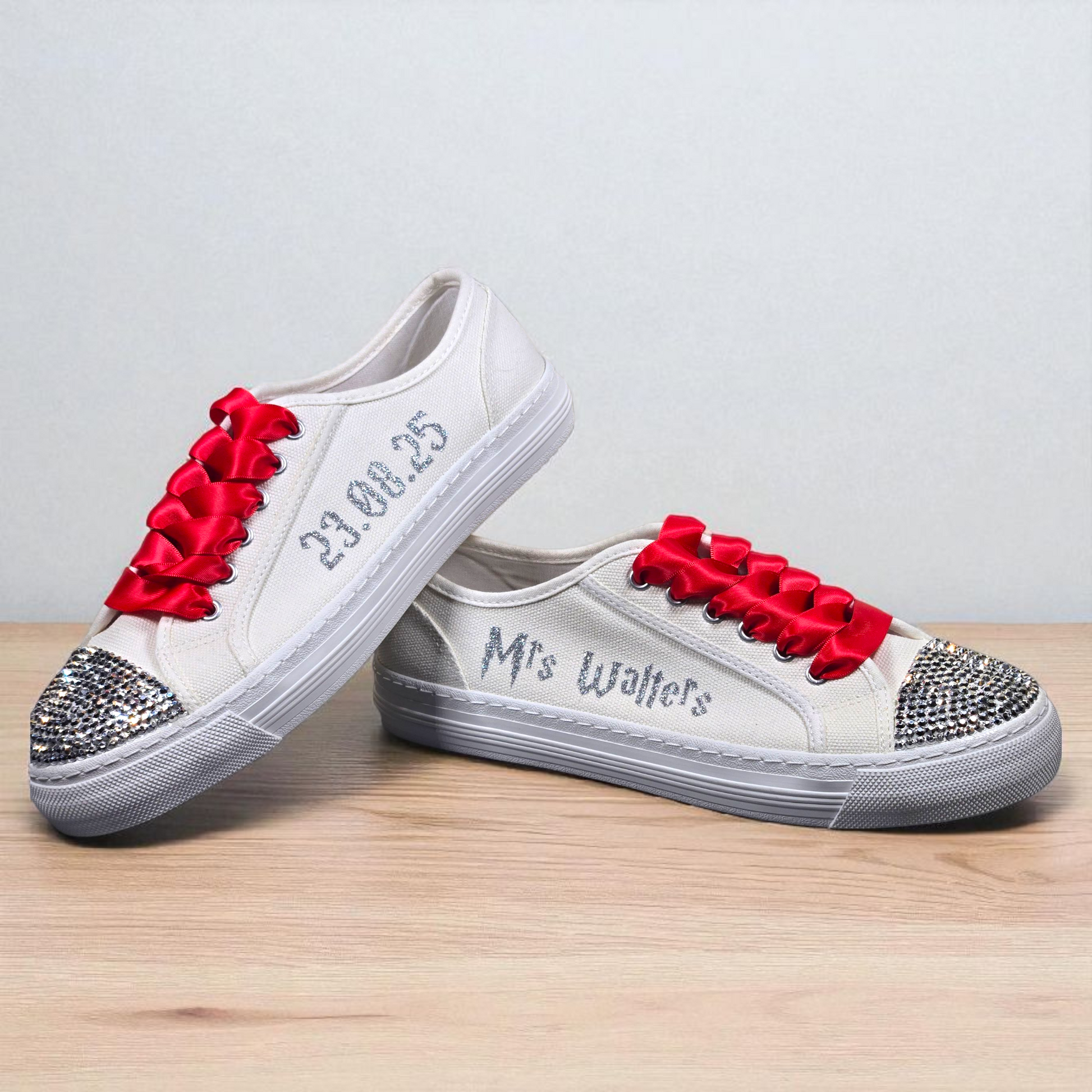 Custom Wedding Sneakers – Enchanted Bridal Shoes Inspired by Magic