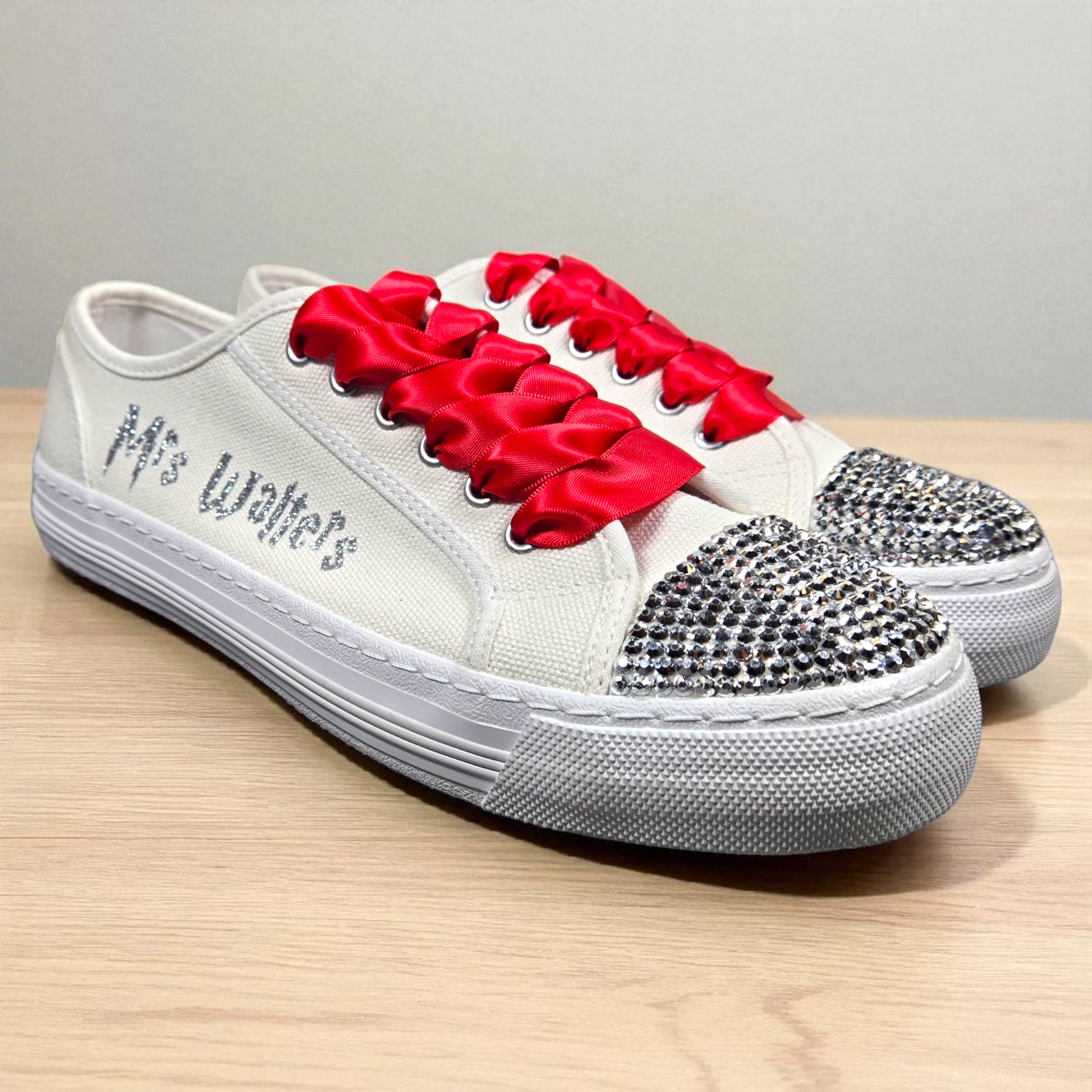 Custom Wedding Sneakers – Enchanted Bridal Shoes Inspired by Magic