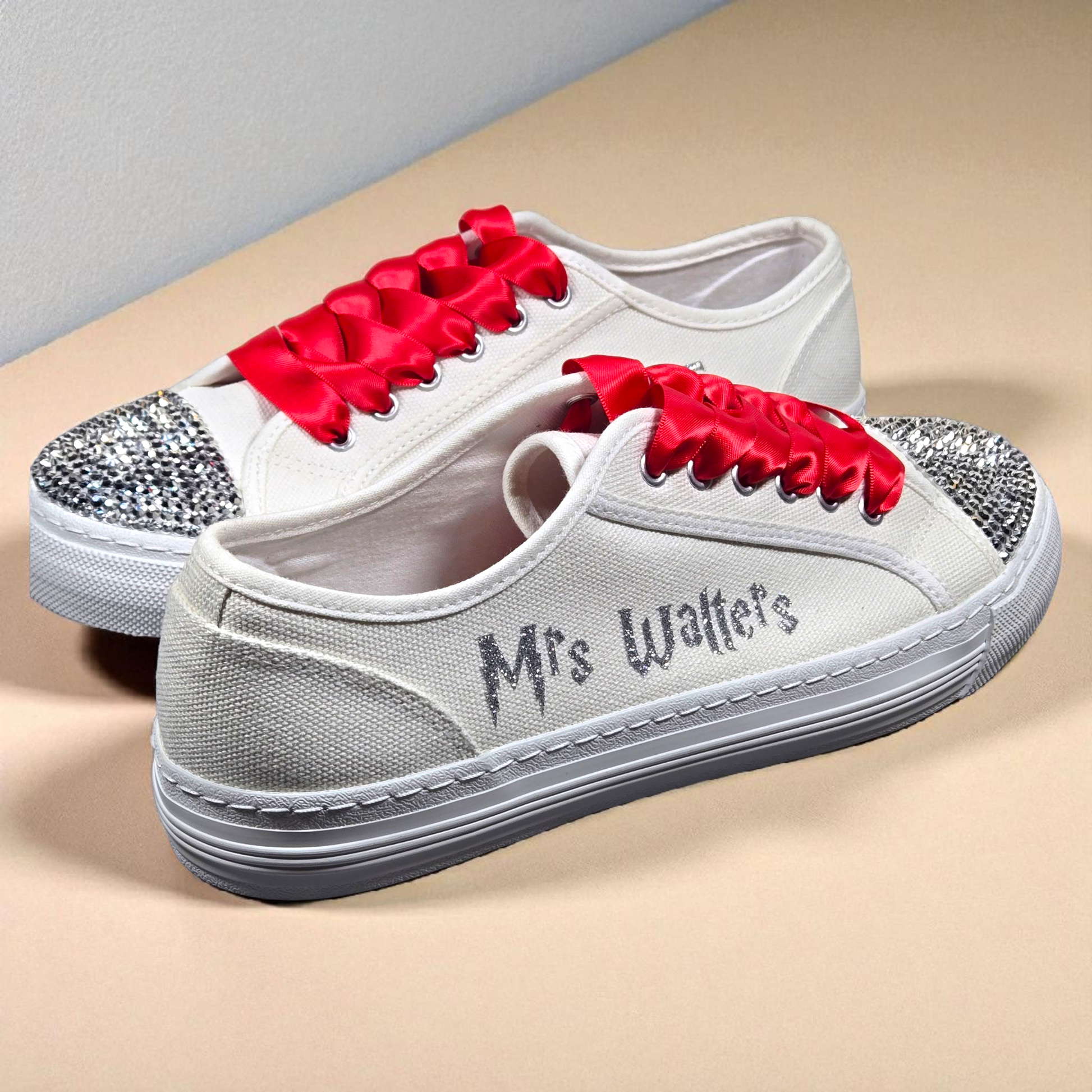 Custom Wedding Sneakers – Enchanted Bridal Shoes Inspired by Magic